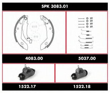 REMSA SPK308301 Комплект тормозов, барабанный тормозной механизм