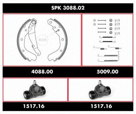 REMSA SPK308802 Комплект тормозов, барабанный тормозной механизм