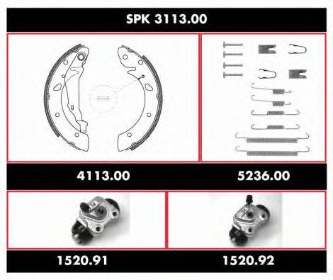 REMSA SPK311300 Комплект тормозов, барабанный тормозной механизм