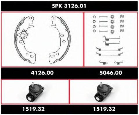 REMSA SPK312601 Комплект тормозов, барабанный тормозной механизм