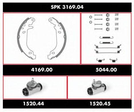 REMSA SPK316904 Комплект тормозов, барабанный тормозной механизм