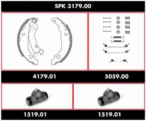 REMSA SPK317900 Комплект тормозов, барабанный тормозной механизм