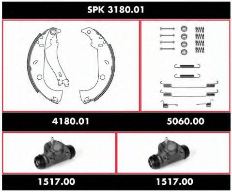 REMSA SPK318001 Комплект тормозов, барабанный тормозной механизм