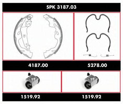 REMSA SPK318703 Комплект тормозов, барабанный тормозной механизм