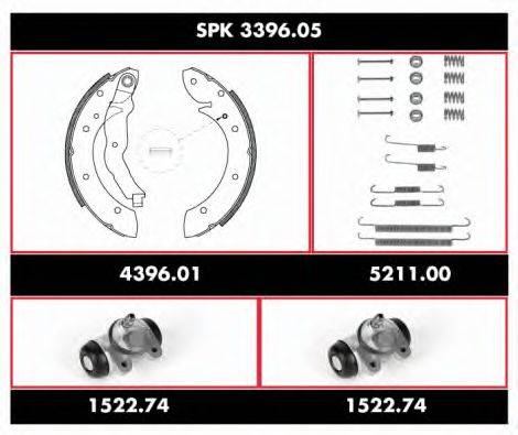 REMSA SPK339605 Комплект тормозов, барабанный тормозной механизм