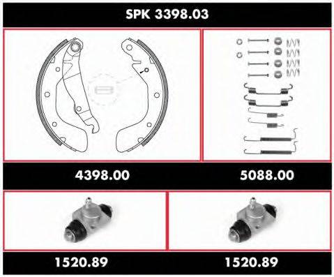 REMSA SPK339803 Комплект тормозов, барабанный тормозной механизм