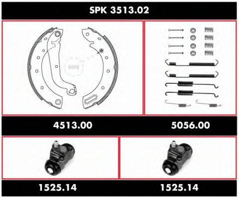 REMSA SPK351302 Комплект тормозов, барабанный тормозной механизм