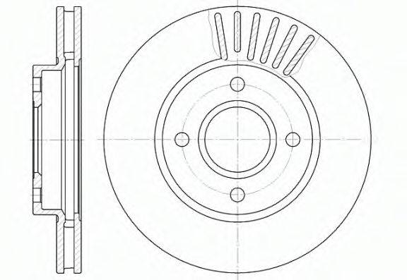 REMSA 621110 Тормозной диск