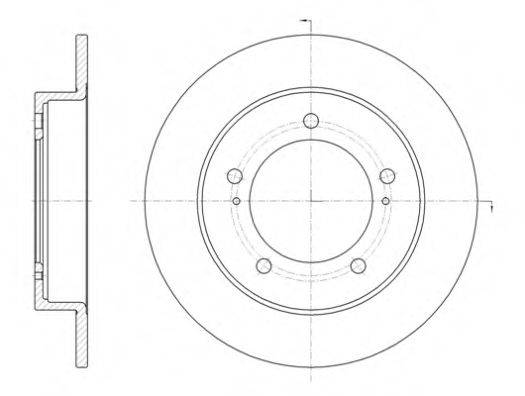 REMSA 632900 Тормозной диск