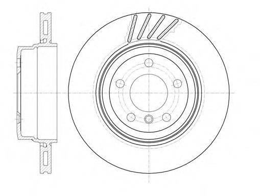 REMSA 697910 Тормозной диск