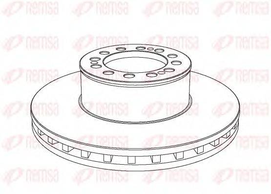 REMSA NCA104620 Тормозной диск