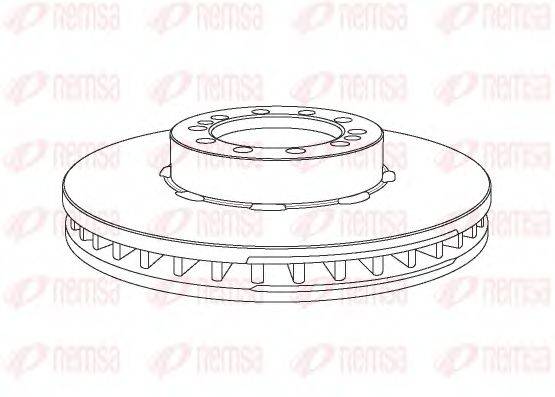 REMSA NCA106720 Тормозной диск