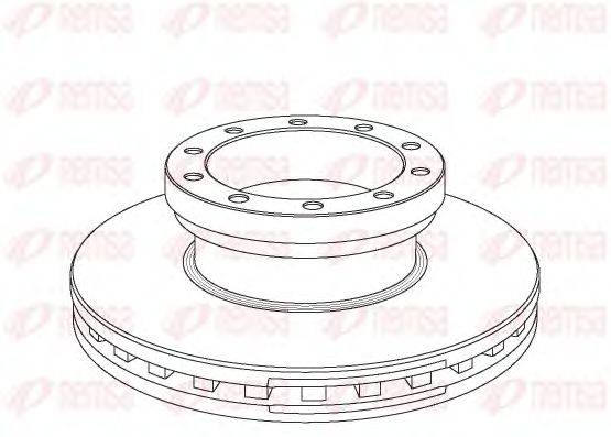 REMSA NCA107020 Тормозной диск