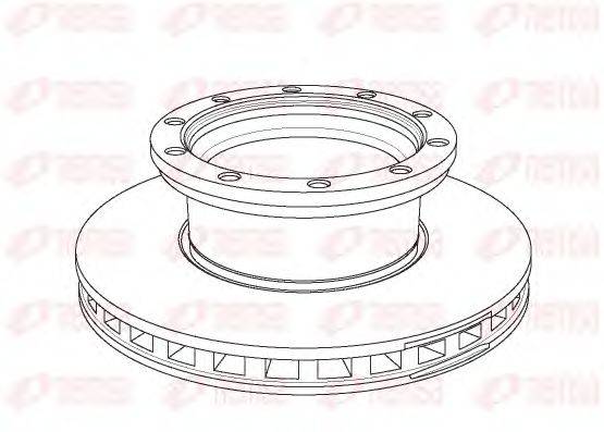 REMSA NCA114420 Тормозной диск