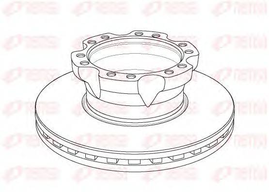 REMSA NCA115420 Тормозной диск