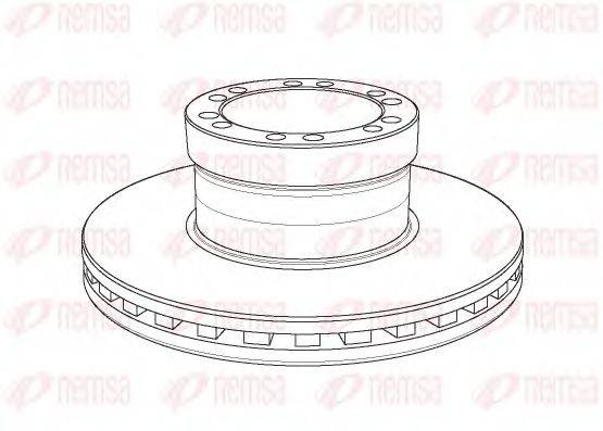 REMSA NCA115620 Тормозной диск