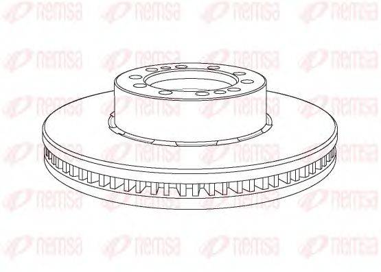 REMSA NCA116920 Тормозной диск