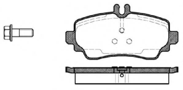 REMSA 065000 Комплект тормозных колодок, дисковый тормоз