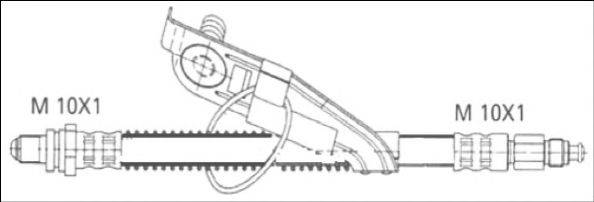 REMSA 190367 Тормозной шланг