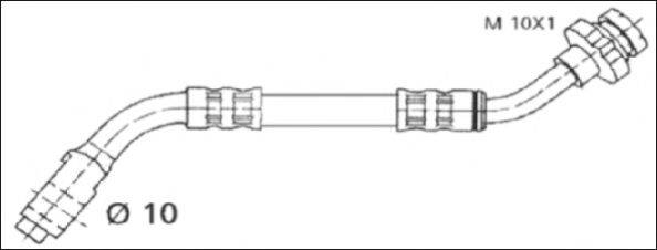 REMSA 190388 Тормозной шланг