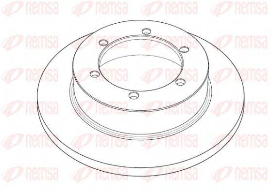 REMSA NCA119110 Тормозной диск