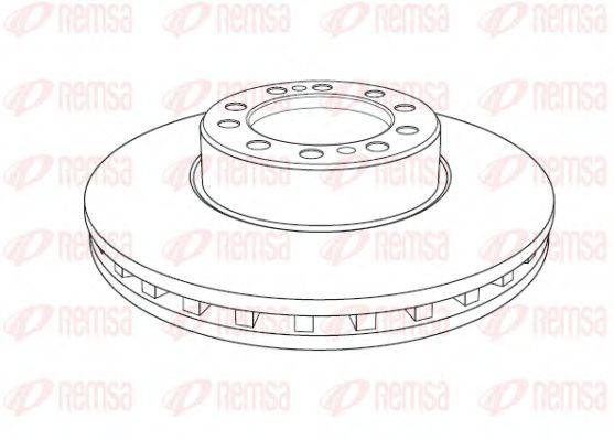 REMSA NCA119320 Тормозной диск