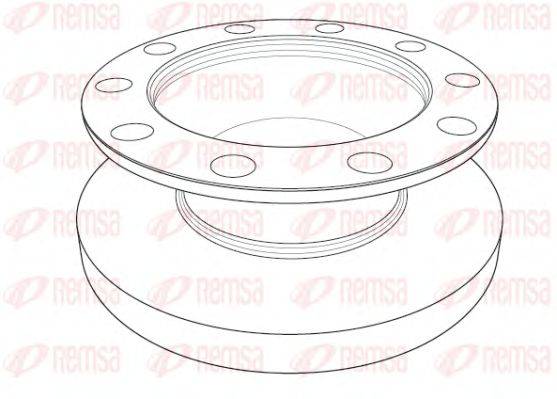 REMSA NCA119810 Тормозной диск