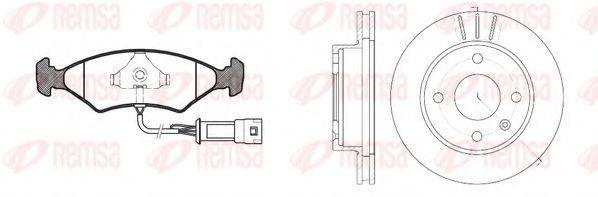 REMSA 811903 Комплект тормозов, дисковый тормозной механизм