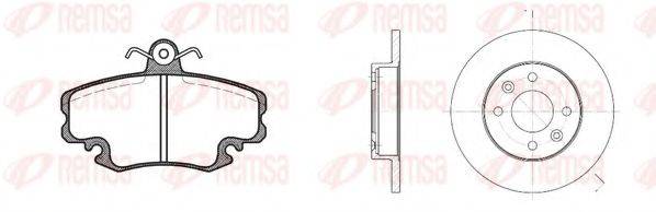 REMSA 814104 Комплект тормозов, дисковый тормозной механизм