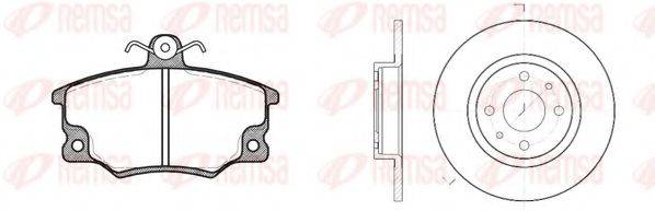 REMSA 814601 Комплект тормозов, дисковый тормозной механизм