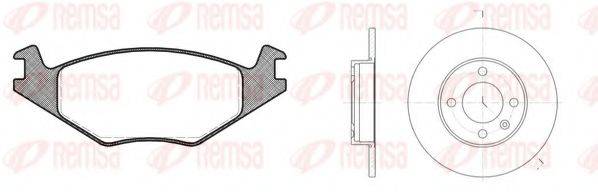 REMSA 817102 Комплект тормозов, дисковый тормозной механизм