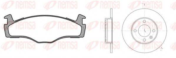 REMSA 817103 Комплект тормозов, дисковый тормозной механизм