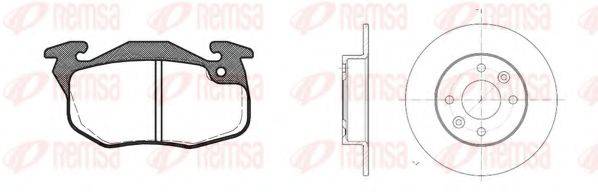 REMSA 819204 Комплект тормозов, дисковый тормозной механизм