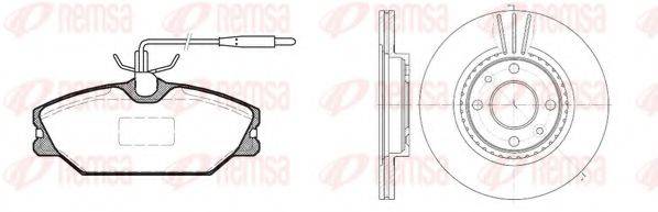 REMSA 820800 Комплект тормозов, дисковый тормозной механизм