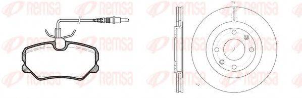 REMSA 826200 Комплект тормозов, дисковый тормозной механизм