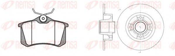 REMSA 826305 Комплект тормозов, дисковый тормозной механизм