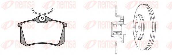 REMSA 826327 Комплект тормозов, дисковый тормозной механизм