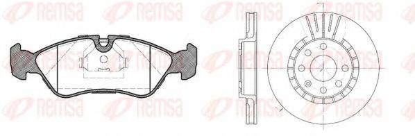 REMSA 828600 Комплект тормозов, дисковый тормозной механизм