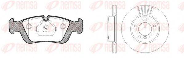 REMSA 838401 Комплект тормозов, дисковый тормозной механизм