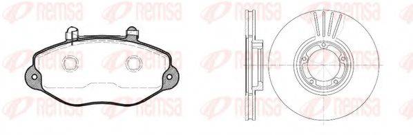 REMSA 839201 Комплект тормозов, дисковый тормозной механизм