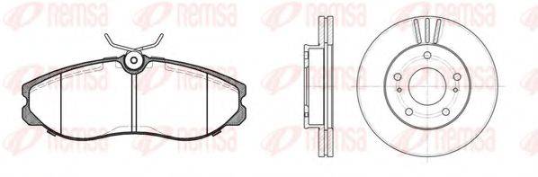 REMSA 846200 Комплект тормозов, дисковый тормозной механизм