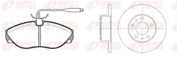 REMSA 848600 Комплект тормозов, дисковый тормозной механизм