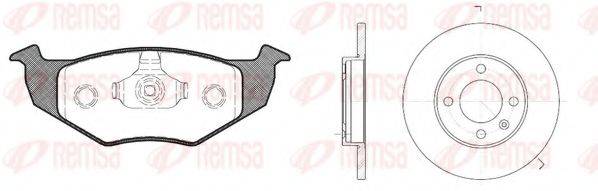 REMSA 860900 Комплект тормозов, дисковый тормозной механизм