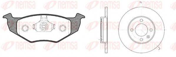 REMSA 860903 Комплект тормозов, дисковый тормозной механизм