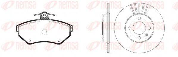 REMSA 863100 Комплект тормозов, дисковый тормозной механизм