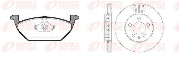 REMSA 863302 Комплект тормозов, дисковый тормозной механизм