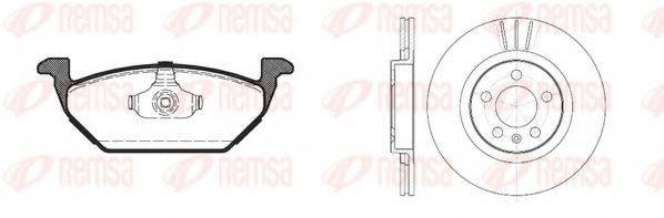 REMSA 863304 Комплект тормозов, дисковый тормозной механизм