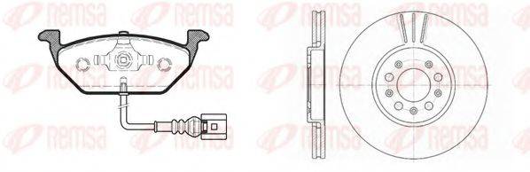 REMSA 863308 Комплект тормозов, дисковый тормозной механизм