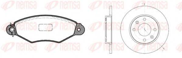 REMSA 864300 Комплект тормозов, дисковый тормозной механизм