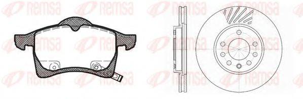 REMSA 868300 Комплект тормозов, дисковый тормозной механизм